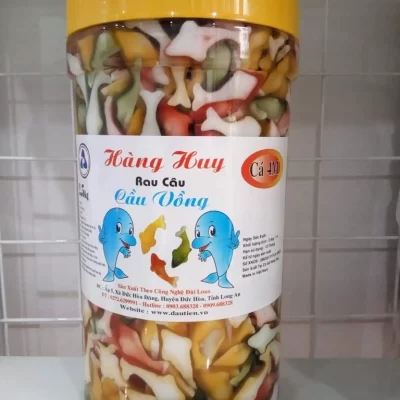 Thạch Rau Câu Cá 4 Màu