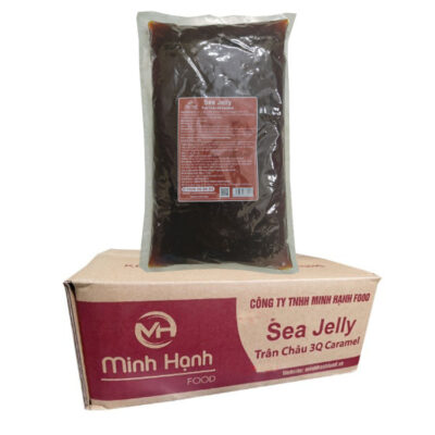 Trân châu 3Q Sea Jelly Caramel 2kg - Thạch Trân Châu 3Q Sea Jelly Minh Hạnh Đen (Caramel) 2Kg