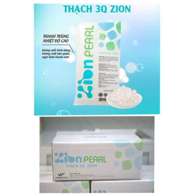 TRÂN CHÂU 3Q TRẮNG ZION 2 KG - Thạch 3Q Zion (Wings) Gói 2Kg