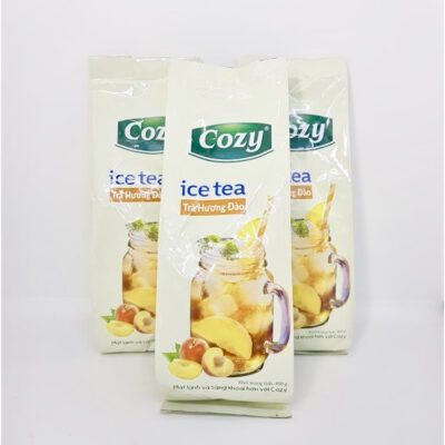 TRÀ ĐÀO HÒA TAN COZY 400G - BỘT COZY HÒA TAN ĐÀO 400G