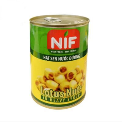 Hạt sen nước đường NIF lon 560g - HẠT SEN NƯỚC ĐƯỜNG NIF