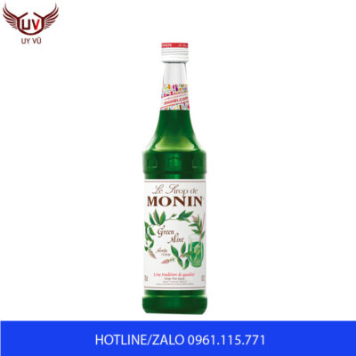 Syrup Monin Green Mint 700ml – Sirô Monin Bạc Hà Xanh