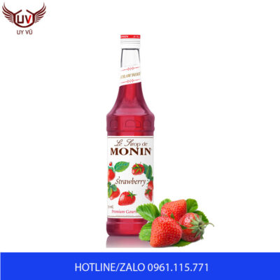 Syrup Monin Strawberry  – Sirô Monin Dâu