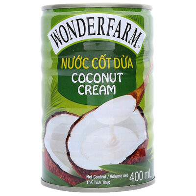 Nước Cốt Dừa Wonderfarm 400ml