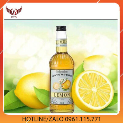 Syrup OSTERBERG Lemon 750ml - Siro OSTERBERG Chanh vàng 750ml