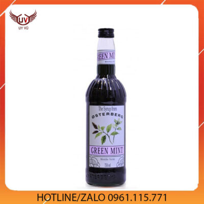 Syrup OSTERBERG Green Mint 750ml - Siro OSTERBERG Bạc hà xanh 750ml