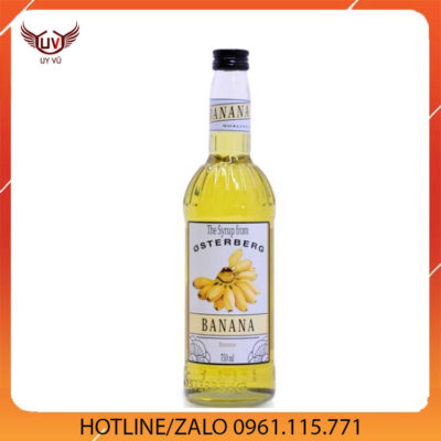 Syrup OSTERBERG Banana 750ml - Siro OSTERBERG Chuối 750ml