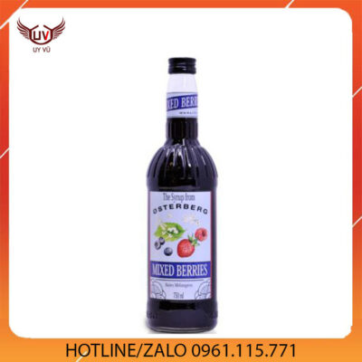 Syrup OSTERBERG Strawberry 750ml - Siro OSTERBERG Dâu 750ml