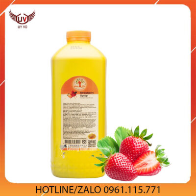 Syrup Maulin Strawberry 2,5Kg -   Siro Maulin Dâu