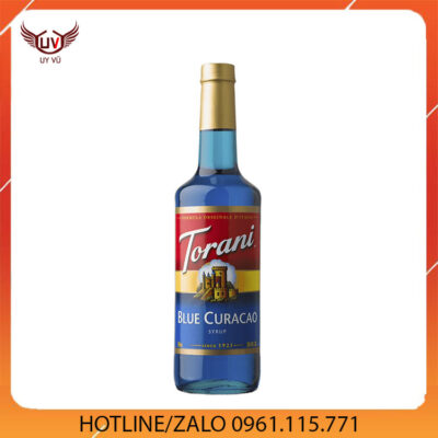 Syrup Torani Blue Curacao  750ml - Siro Torani vỏ cam