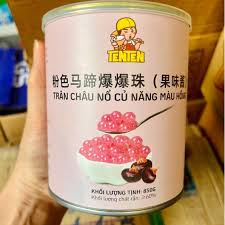 Trân châu củ năng hồng 850g